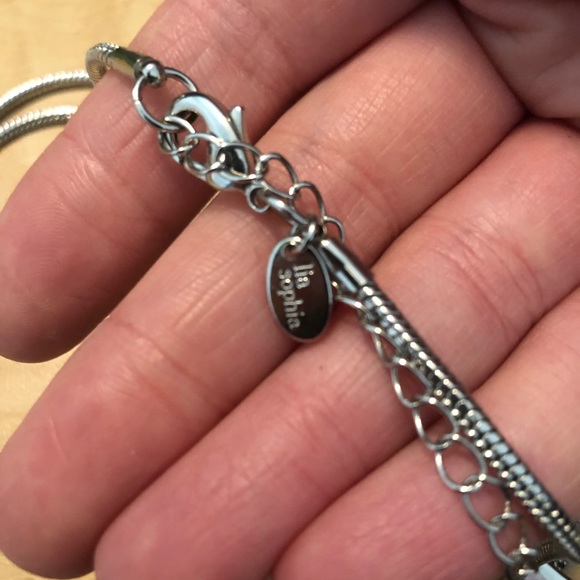 Lia Sophia Silvertone Necklace - Picture 3 of 5